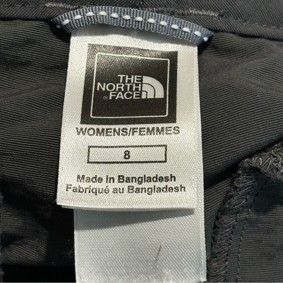 THE NORTH FACE Sz 8 Drawstring Hemline Hiking Walking Capri Pants with Pockets - Picture 7 of 10